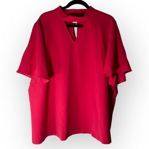 Lane Bryant Hot Pink Blouse